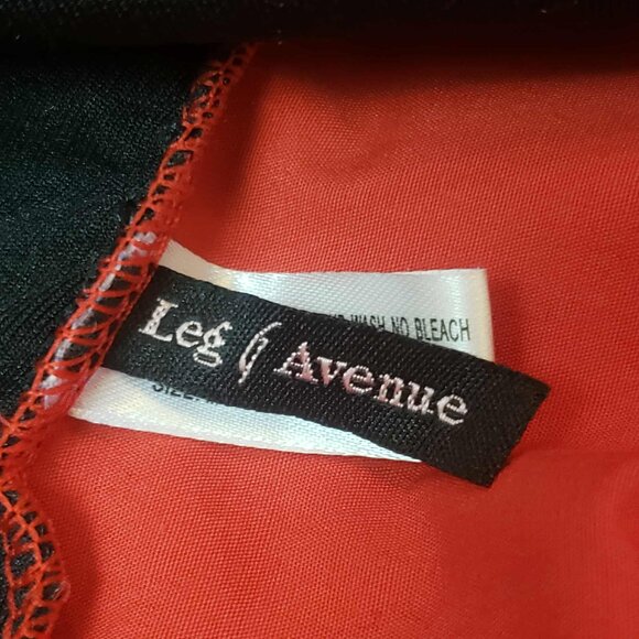 Leg Avenue Red and Black Mini Dress - Picture 10 of 16